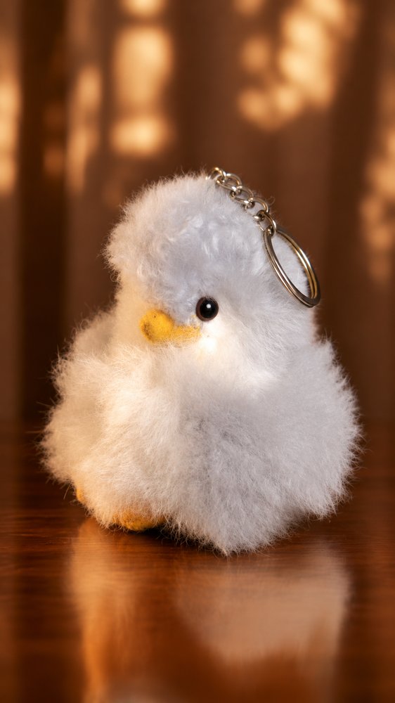 Handcrafted Alpaca Penguin Key Chain